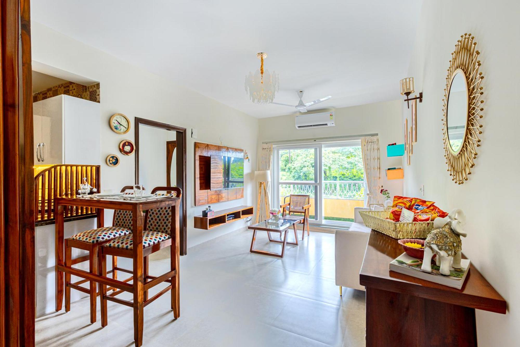Alaya Stays 1 Bhk With Balcony & Pool - Veera Marina Candolim Esterno foto