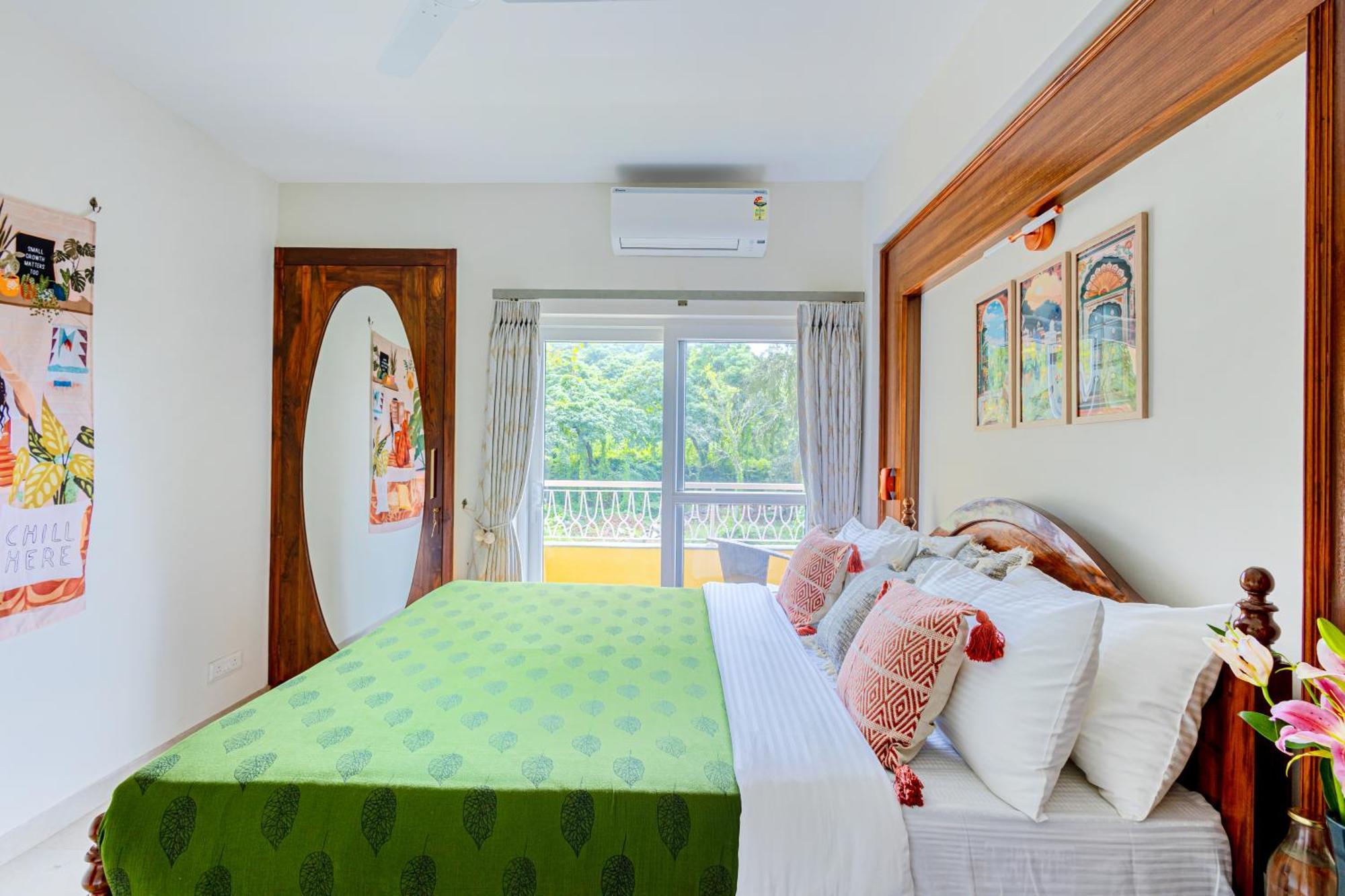 Alaya Stays 1 Bhk With Balcony & Pool - Veera Marina Candolim Esterno foto